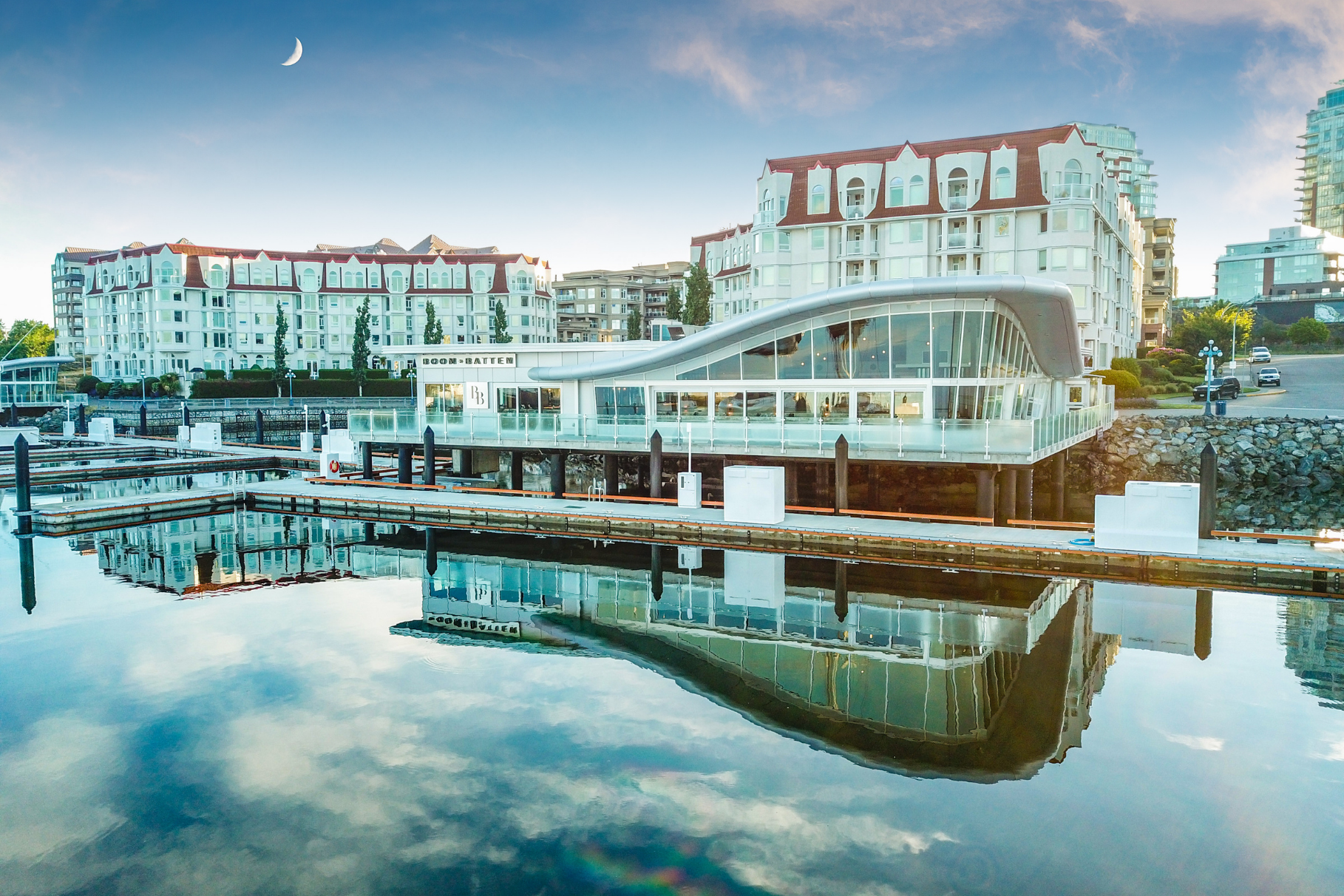 Boom & Batten on the Victoria harbour waterfront